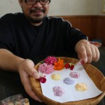 Hamatako in Aichi prefecture has blended sea salt with edible flowers.